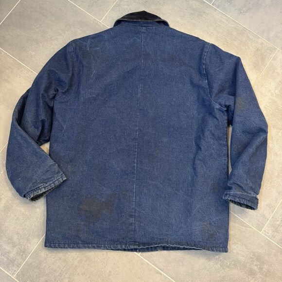 VTG Walls Blizzard Pruf Denim Barn Coat – Men’s XL Blanket lined- Work jacket - Picture 12 of 13